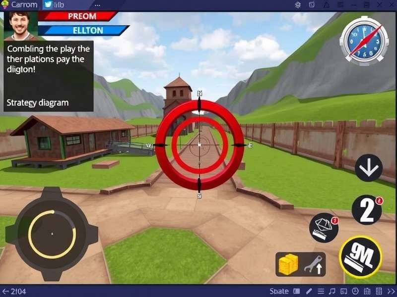 Carrom Turbo Sniper gameplay interface